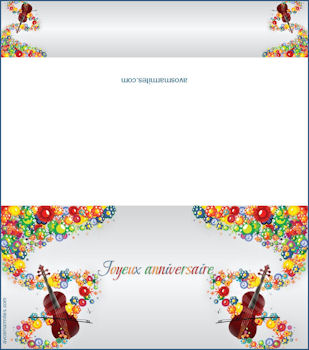 Ref 109 carte enveloppe pour anniversaire billet ou chèque - Un