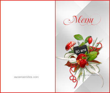 Menus Gratuits A Imprimer