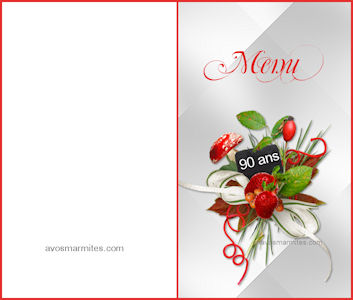 Menus Gratuits A Imprimer