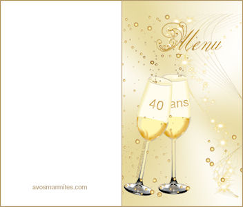 Menus Gratuits A Imprimer