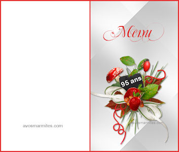 Menus Gratuits A Imprimer